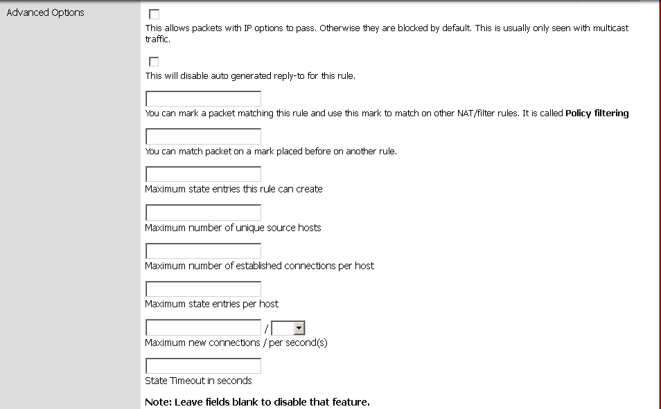 rate-limit options